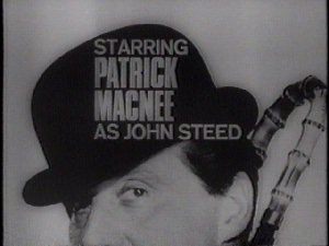 The Avengers Black and White - Patrick McNee
