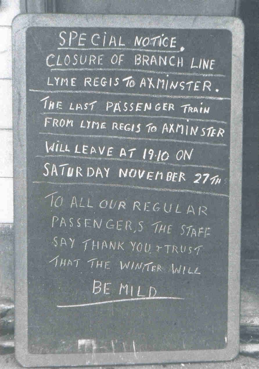 closure notice is for november 1965 - photo John A. M. Vaughan