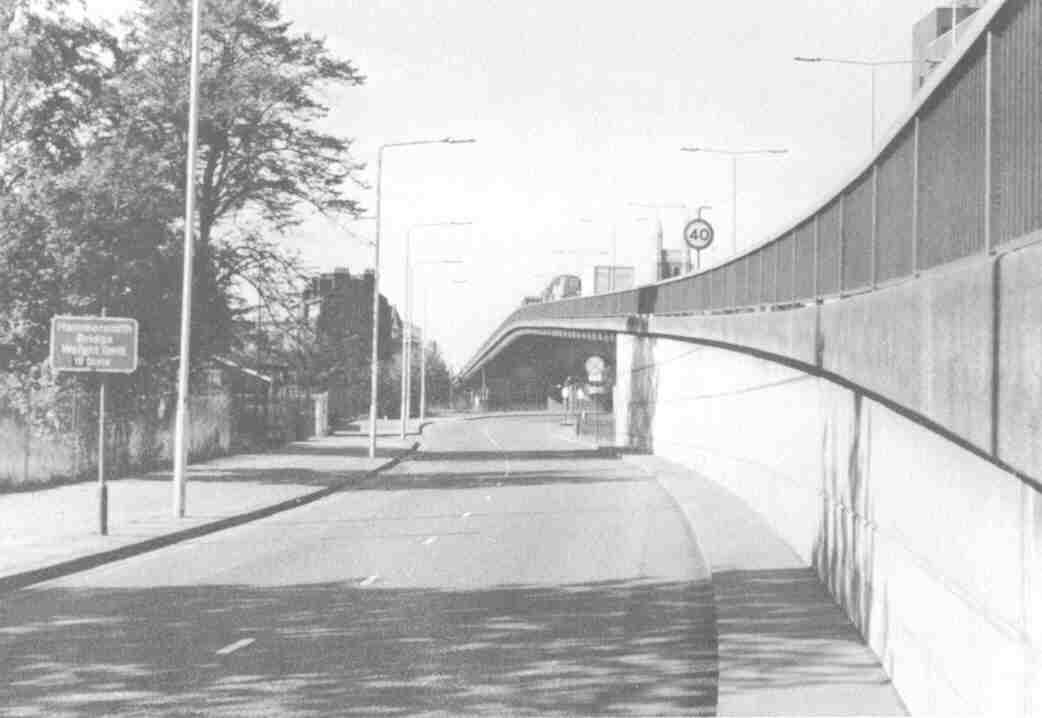 The Hammersmith Flyover just after it opened